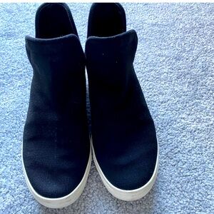 Slip-On Steve Madden Loxer Black Platform Sock Sneaker Ankle Shoes Boots Size 7
